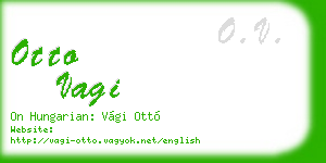 otto vagi business card